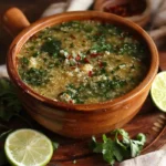 sopa_de_quinoa_Sirve_la_sopa_caliente_en_platos